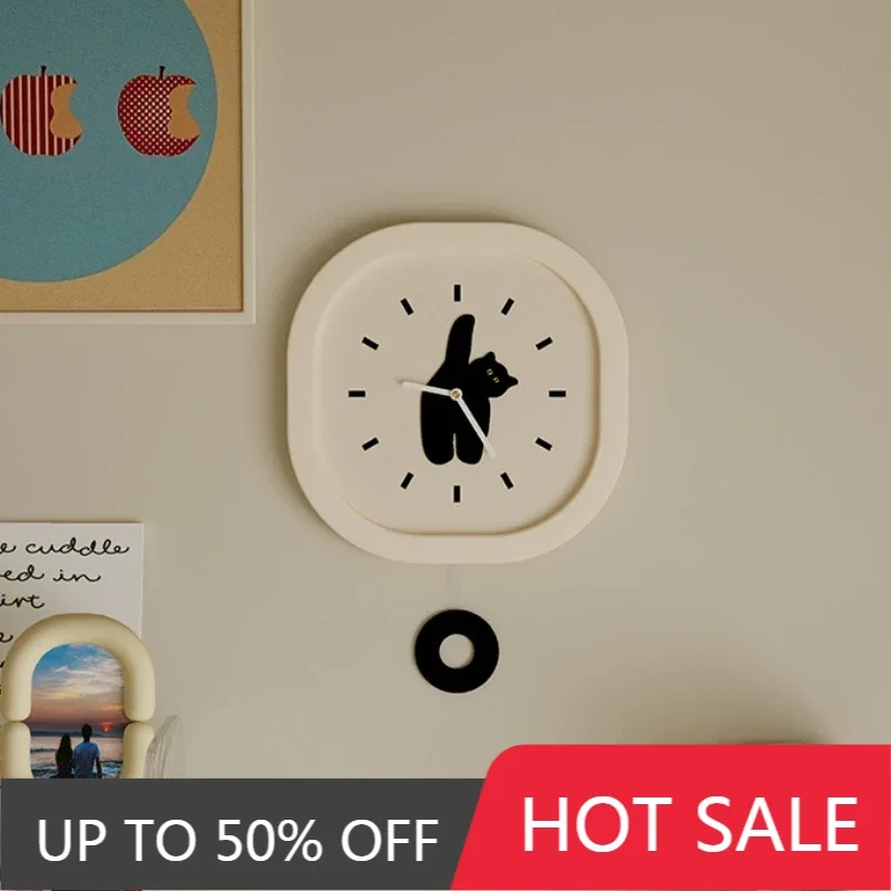 Pendulum Minimalist Wall Clocks Luxury Silent Stylish Modern Clocks Wall Digital Acrylic Clock Nordic Watches Home Decoration