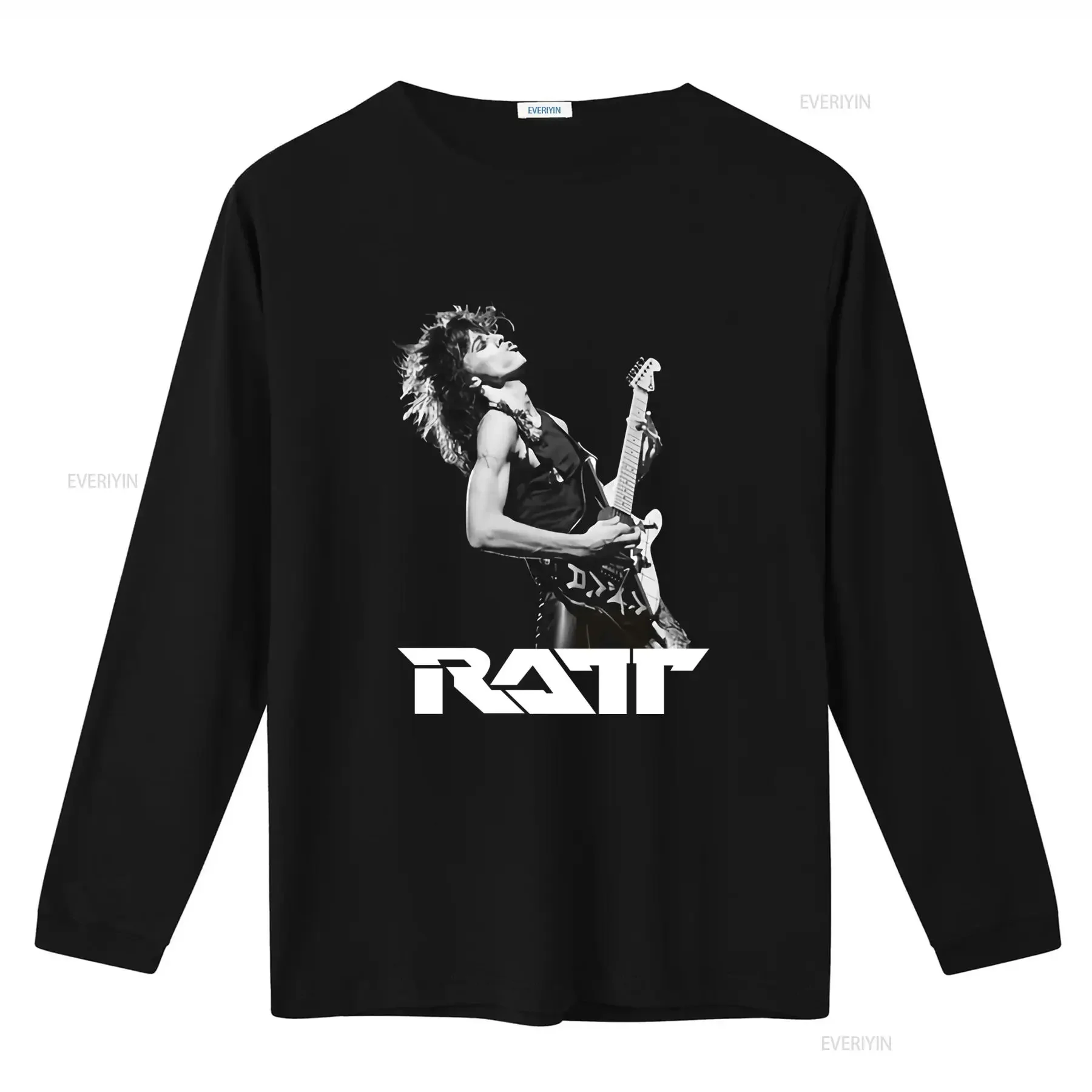 Ratt Band California 1984 Rock Guitarist T shirt 7FV0 vintage Washed Breathable Casual streetwear Top For Everyday Wear Soft