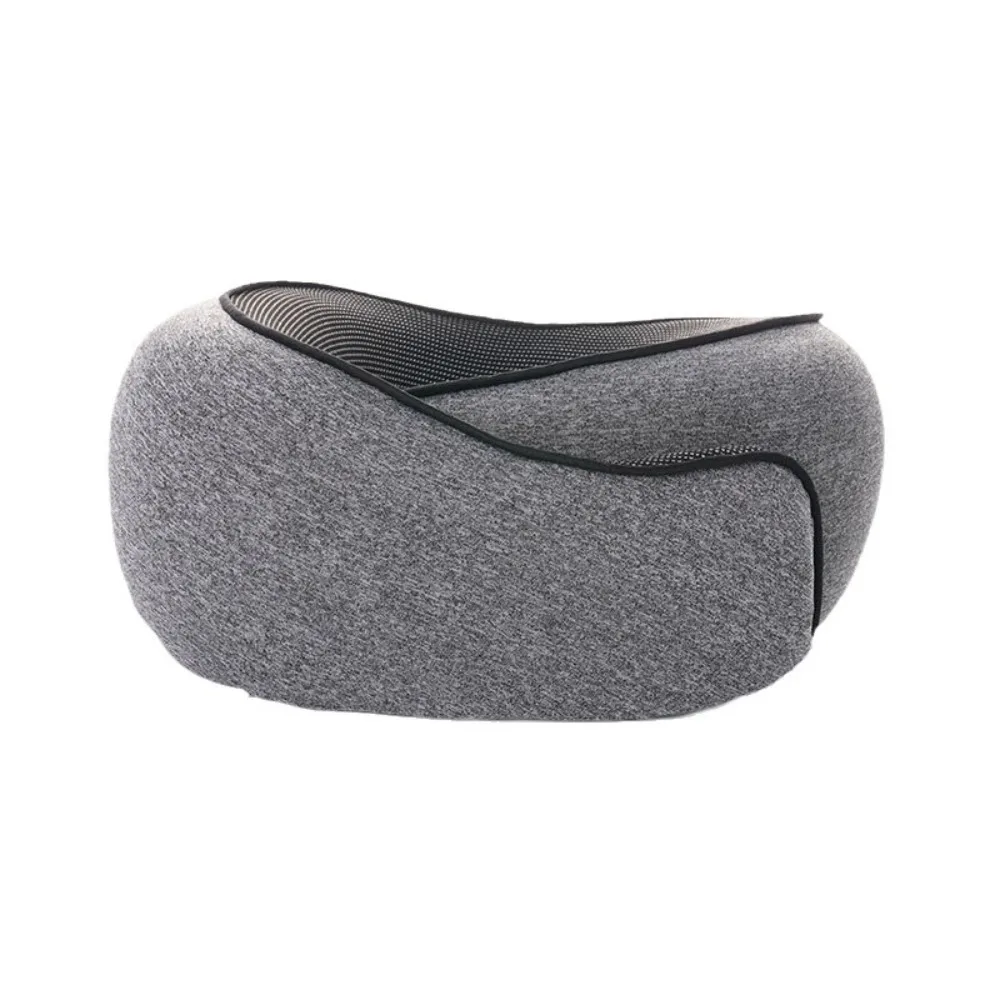 

Adjustable Travel Neck Pillow Slow Rebound Cotton U-shaped Pillow Soft Breathable Sleep Camping Pillow Car