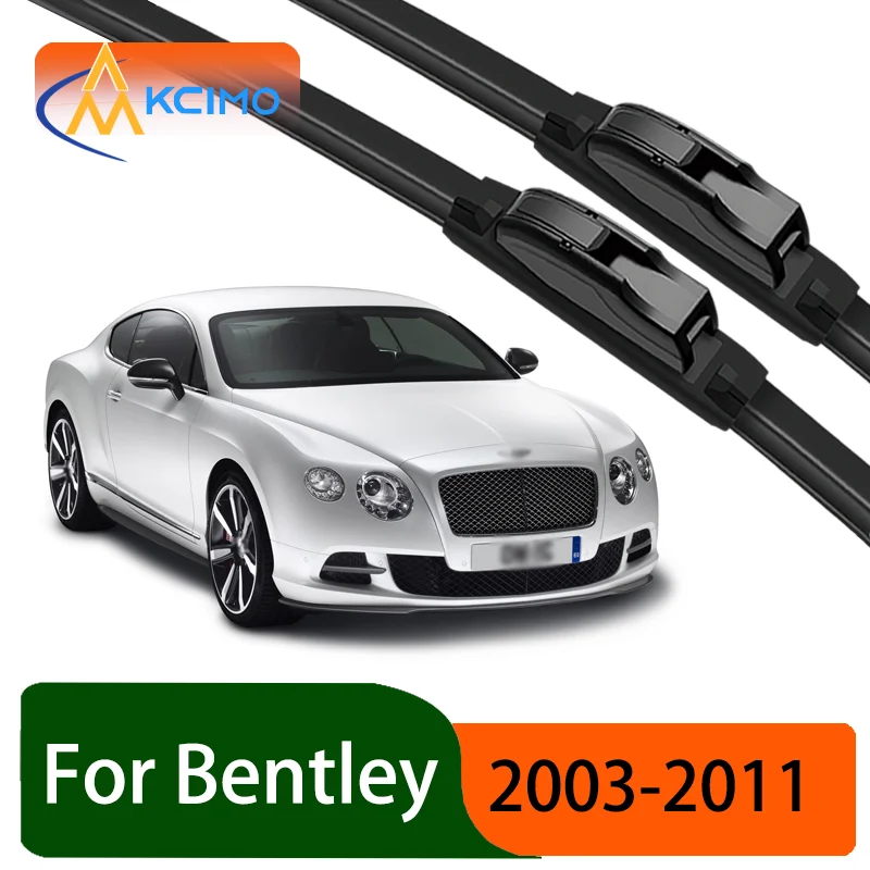 

For Bentley Continental GT 2003-2011 2004 Durable Slient Front Wiper Blades Car Windscreen Windshield Window Wiper Accessories