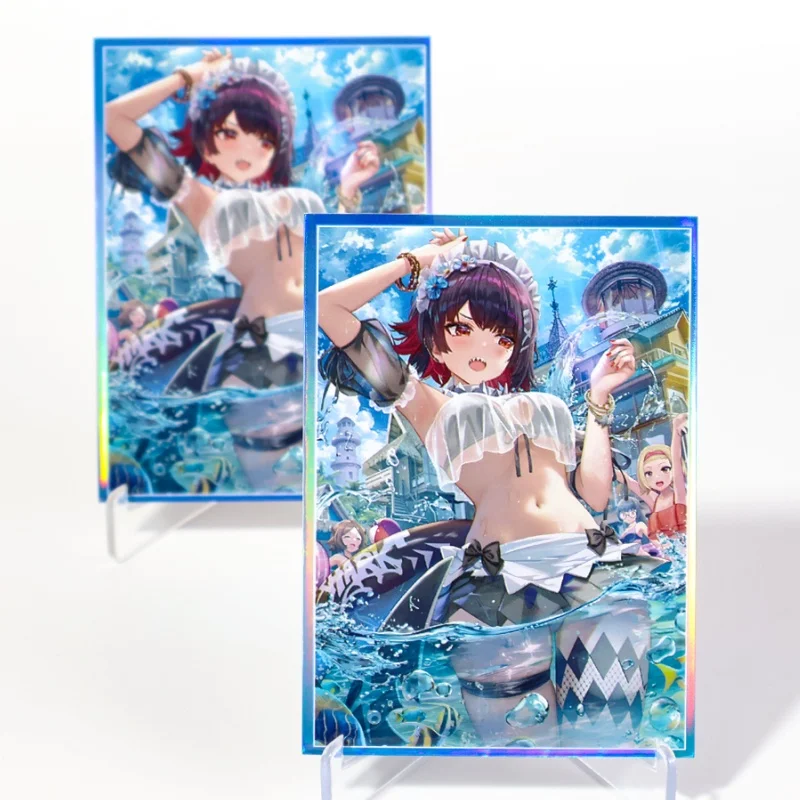 

60 шт. защитных чехлов для игровых карт Zenless Zone Zero Ellen Joe, подходят для PTCG, OPCG, DTCG, для коллекционных карт, игрушка