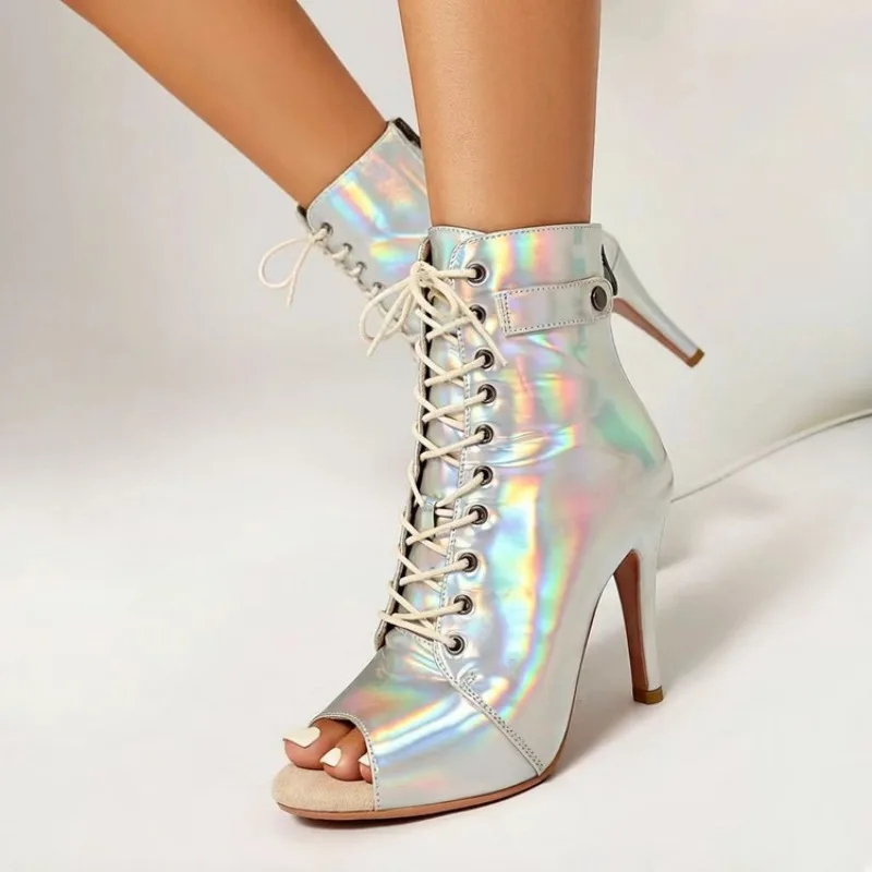 Zapatos de Tacón Alto Sexys de Moda para Mujer, Primavera/Verano 2026, Zapatos de Baile Clásicos Casuales con Punta Abierta, Tallas 34-43