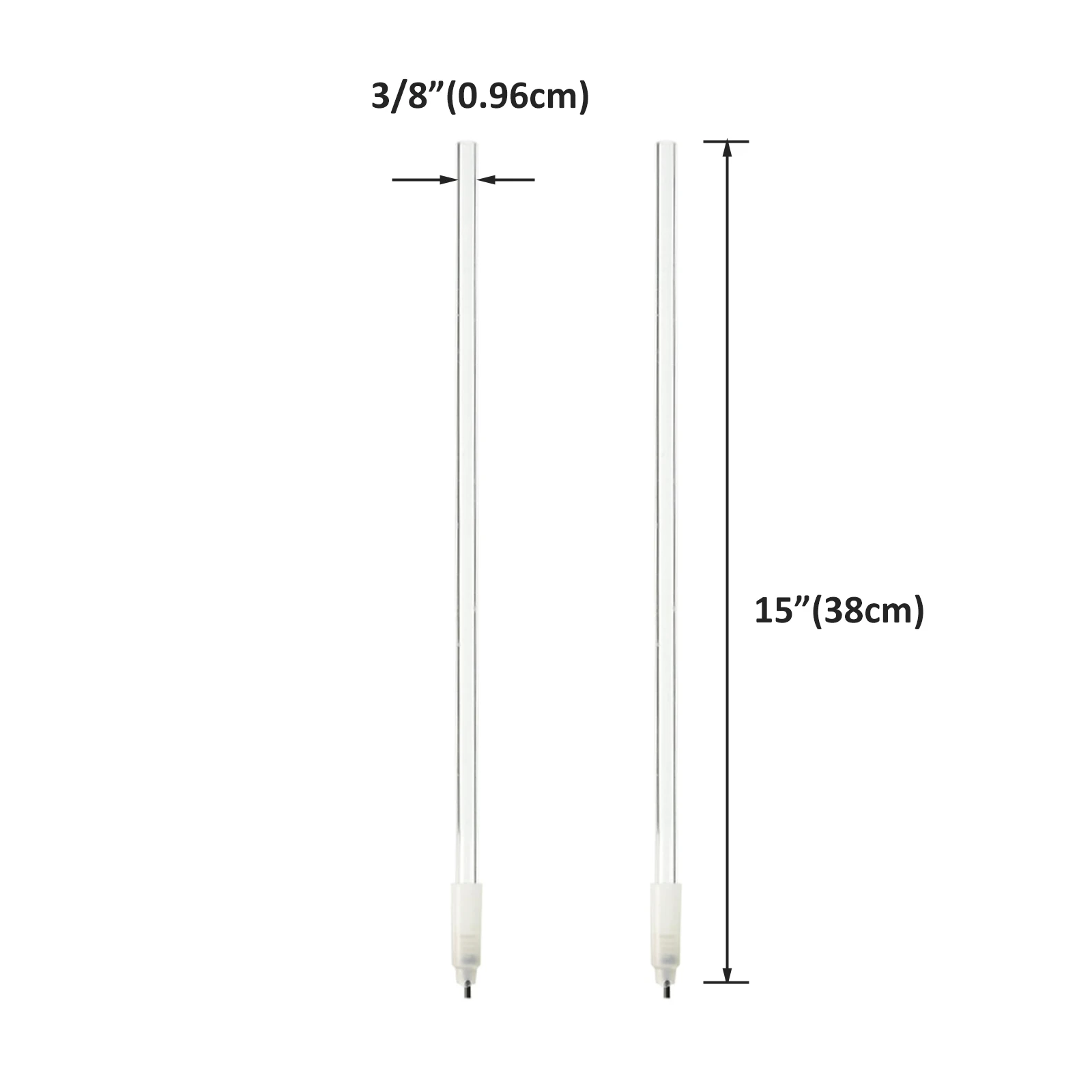 Plastic 3/8'' Bottle Filler w/ Spring Tip 15