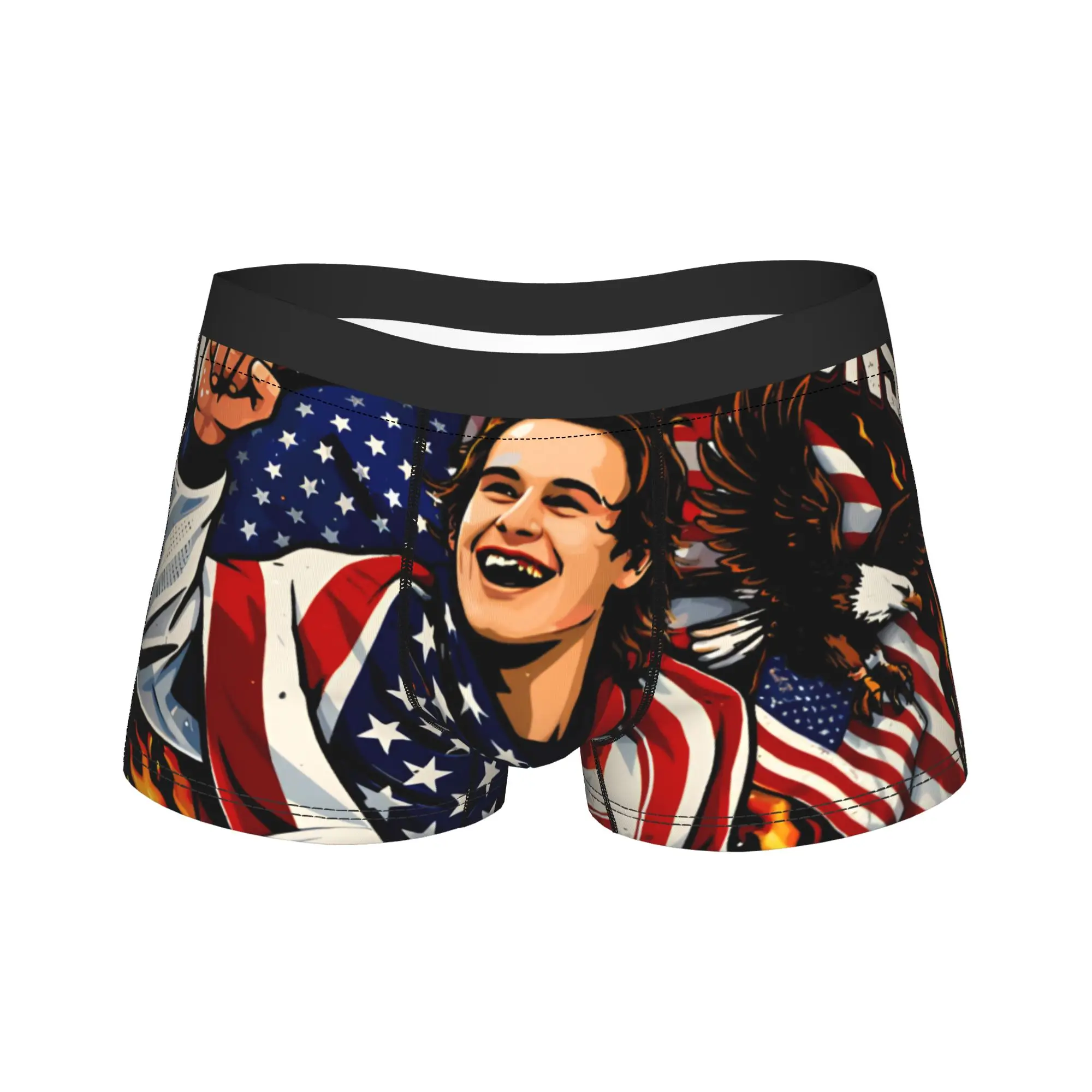 

Jack Hughes Smile USA Hockey Golden Goal Merch Boxers Shorts Humorous Underwear Boxer Shorts Gag Gifts For Men