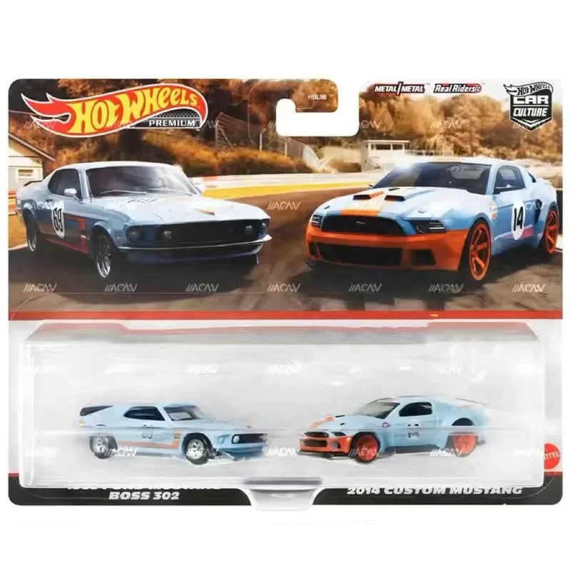 Culture de voiture Hot Wheel pour garçons, modèles haut de gamme, flotte de transport, Toyota Supra, Mustang personnalisé, jouets Nissan, double