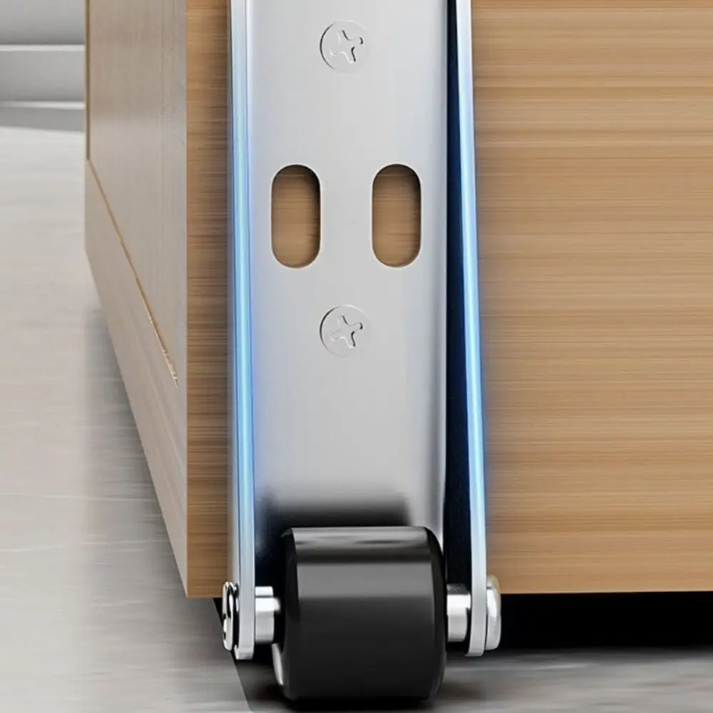 New Silent Furniture Caster Side Mounted Household Moving Tool Door Support Moving Wheel Mobile Directional Roller for 1/2Pcs