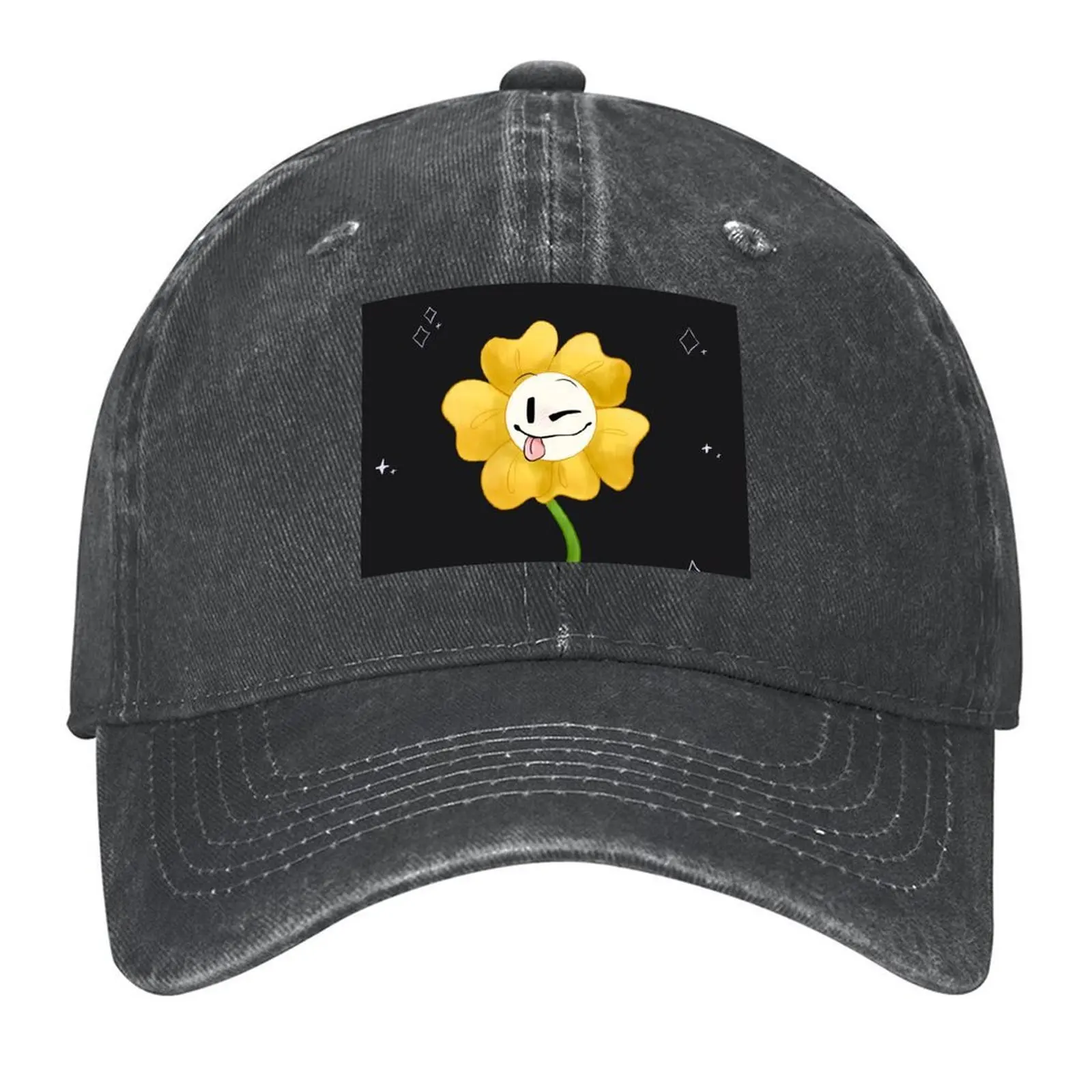 

Flowey the Flower Baseball Cap Golf Hat Icon Custom Cap cute For Women Men's