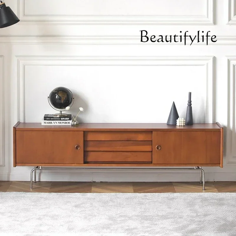 AV خمر حامل تلفاز كلاسيكي عصري تخزين حديث قسط حامل تلفاز تصميم درج تلفزيون Schrank Wohnzimmer أثاث غرفة المعيشة #2