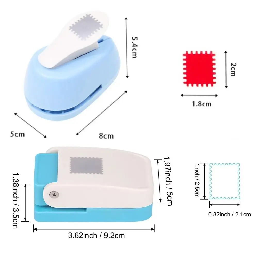 DIY Crafts Stamp Border Punch Handmade Embosser Stamp Embossing Machine Labor-saving Portable Stamp Toothed Puncher