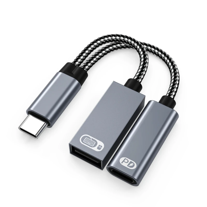 

Тип C, чтобы USB Адаптер женского порта Эффективный зарядный адаптер для телефонного планшета