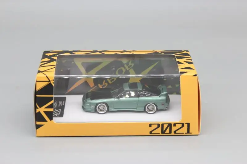 404Error 1:64 Nissan Silvia S13 180SX Collection of die-cast resin car decoration model toys