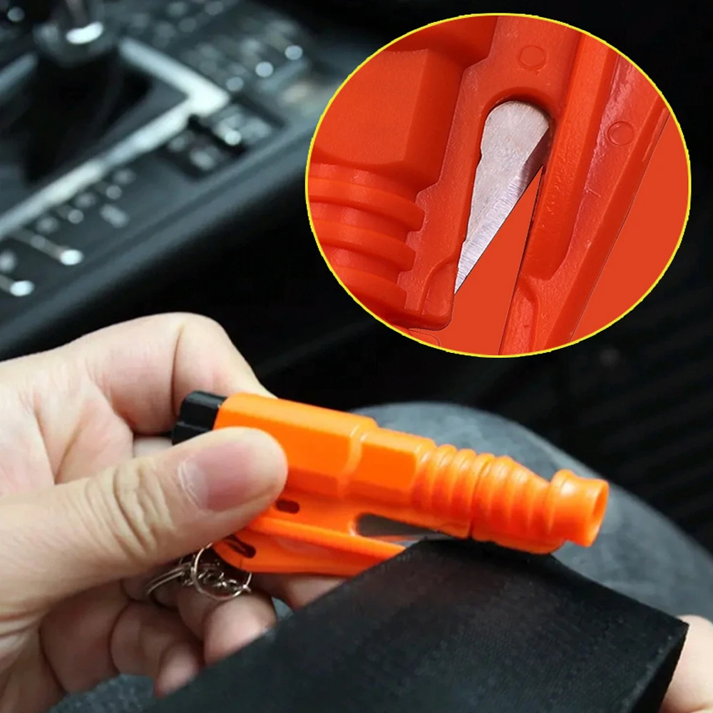 Auto Glass Window Breaking Hammer Car Seat Belt Cutter Survival Life Saving Hammer Window Breaking Tool Car Accessories