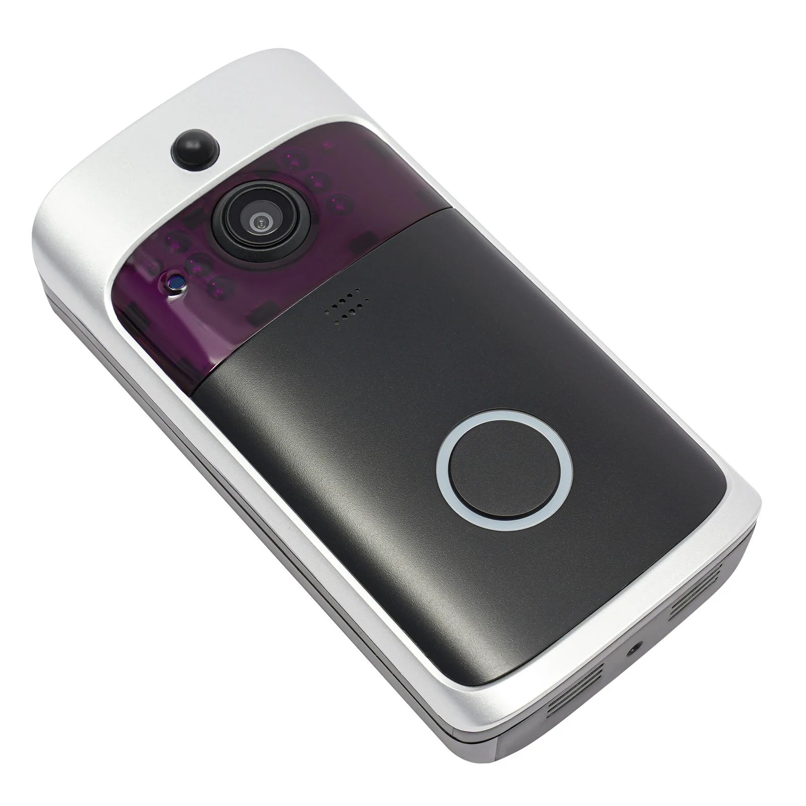 Smart LCD Digital Doorbell, 120° Wide Angle, Night Vision, Cloud Storage, Motion Sensor for Home Security