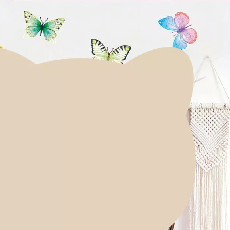 Colorful Flat Butterfly Wall Sticker For Living Room Bedroom Home Background Decoration Self Adhesive Wall Decor Supply Set