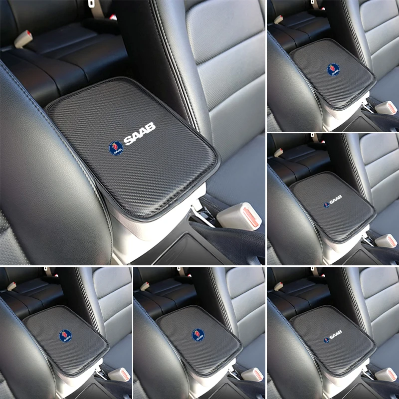 Car Armrests Storage Box Mats Dust Proof Waterproof For Saab Scani 93 94 95 99 900S 9000 Hirsch 93X 94X 95X Car Accessories