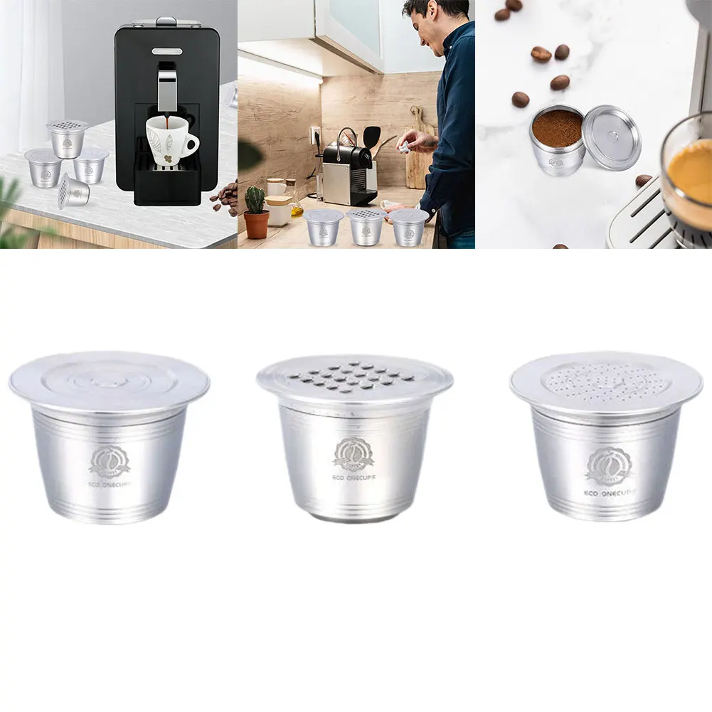 For Delta Q NDIQ7323 Coffee Machine Reusable Capsule Pod Stainless Steel Refillable Coffee Filters Cup Coffee Accessories