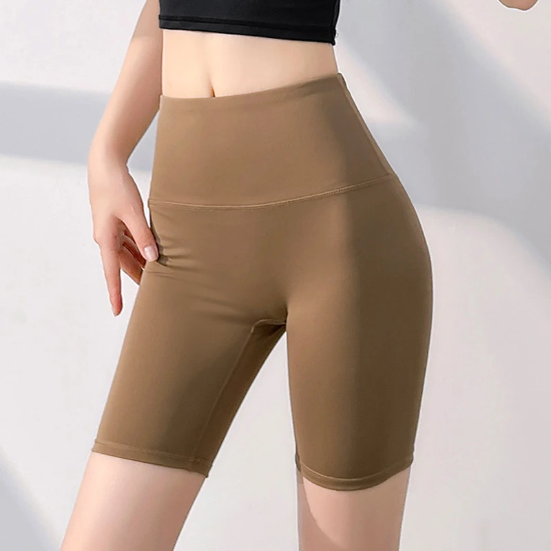 Women Yoga Shorts High Waist Fitness Push Up Sportswear Super Stretchy Gym Workout Sports Shorts Tummy Control Short Leggings