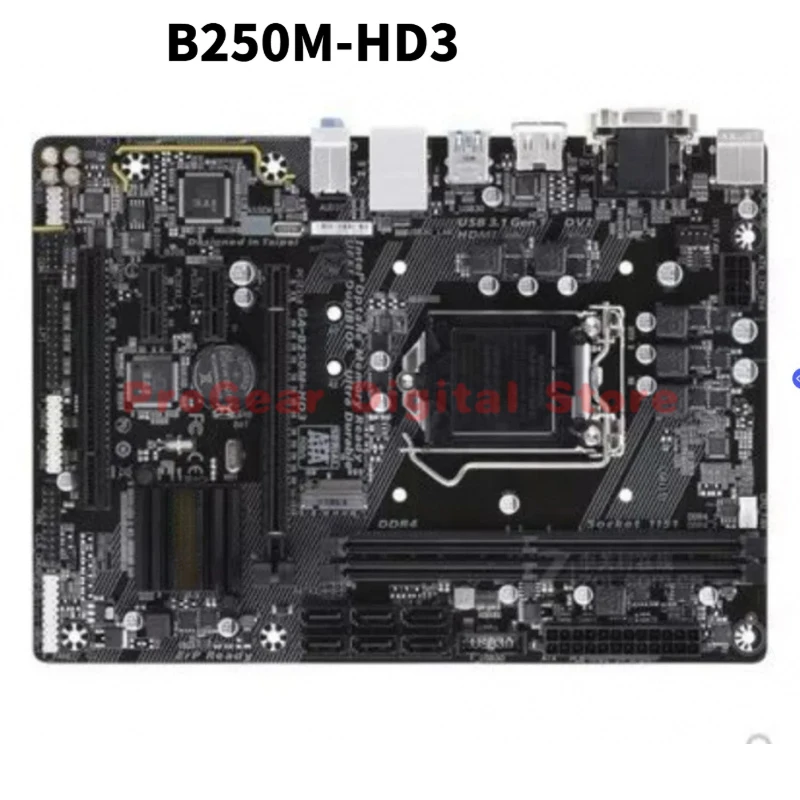

Used for GIGABYTE B250M-HD3 LGA 1151 DDR4 mATX Motherboard for Intel 6th/7th Gen Core i7/i5/i3/Pentium/Celeron Processors