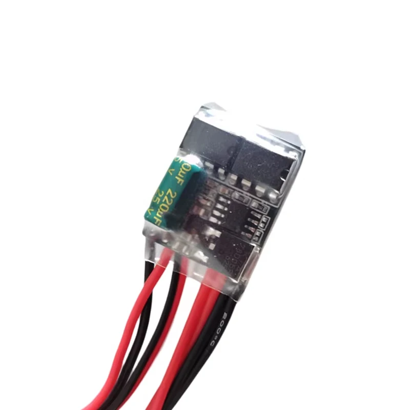 1PC 12A One-Way Brushed ESC 1-3S Electronic Speed Controller 5V1A BEC Output for RC Fixed Wing Aircraft 8520 1020 Coreless Motor