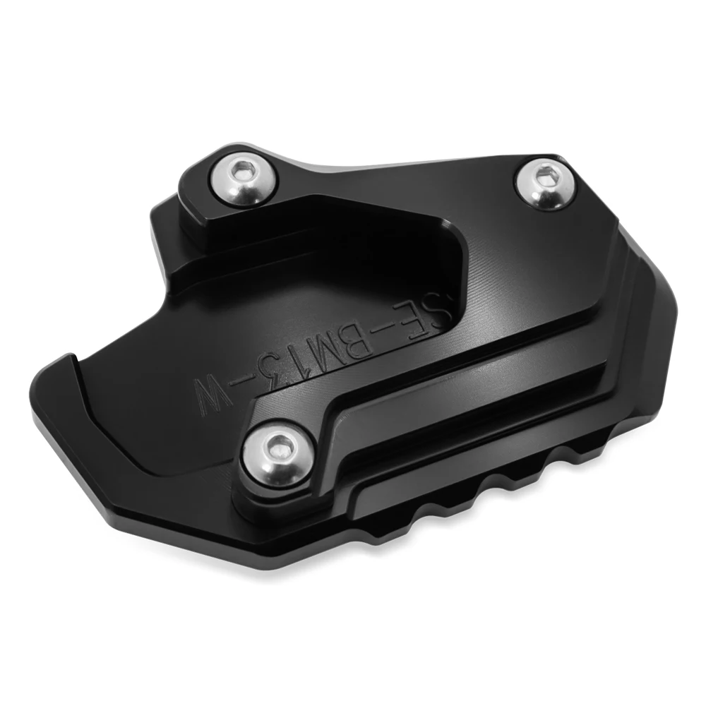 Motorcycle Side Stand Cover Foot Extension Kickstand Anti-skid Enlarged Base Pads For BMW R1300GS ADVENTURE R1300 GS ADV 2024-26