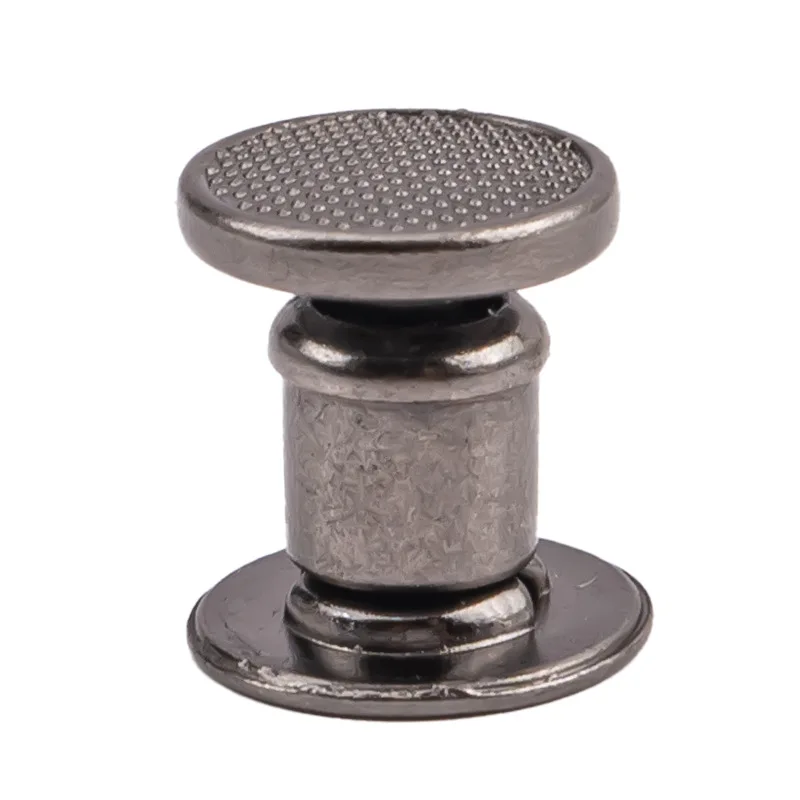 100pcs/Lot Universal Metal Button Snap Removable Adjustable Flat Bottom Nail-free Cufflink Jeans Pants Bag Hat Tailor Sew Supply