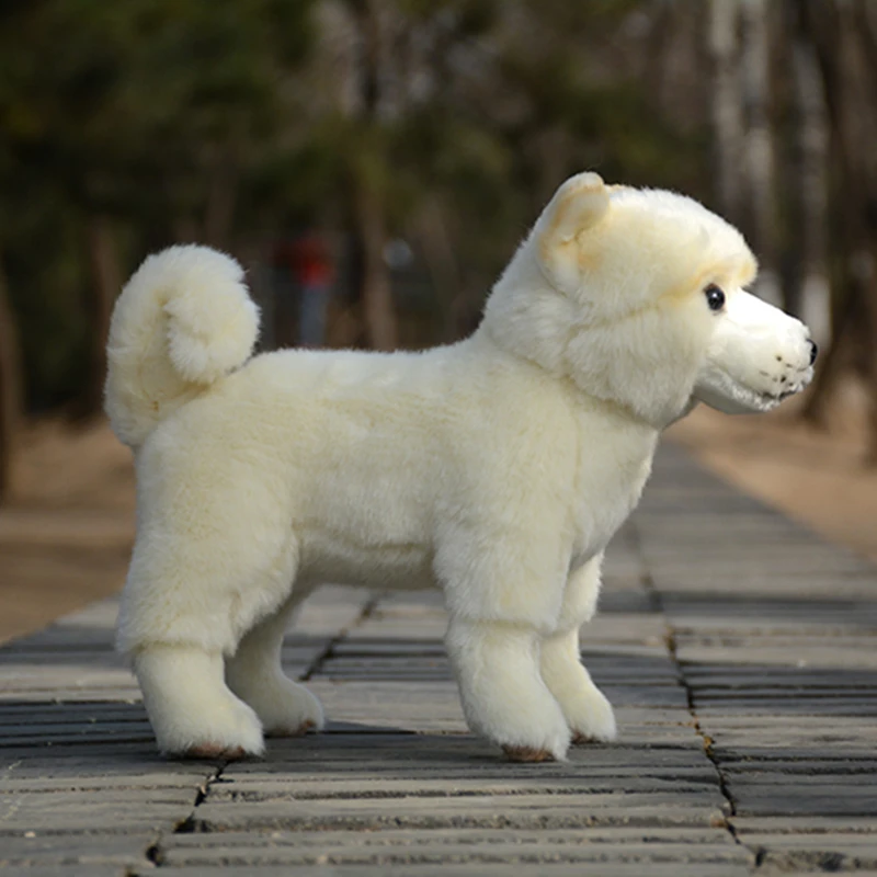 Japanischen Akita Hund Hohe Fidelity Anime Nette Plushie Shiba Inu Plüsch Spielzeug Lebensechte Tiere Simulation Gefüllte Puppe Kawai Spielzeug Geschenk