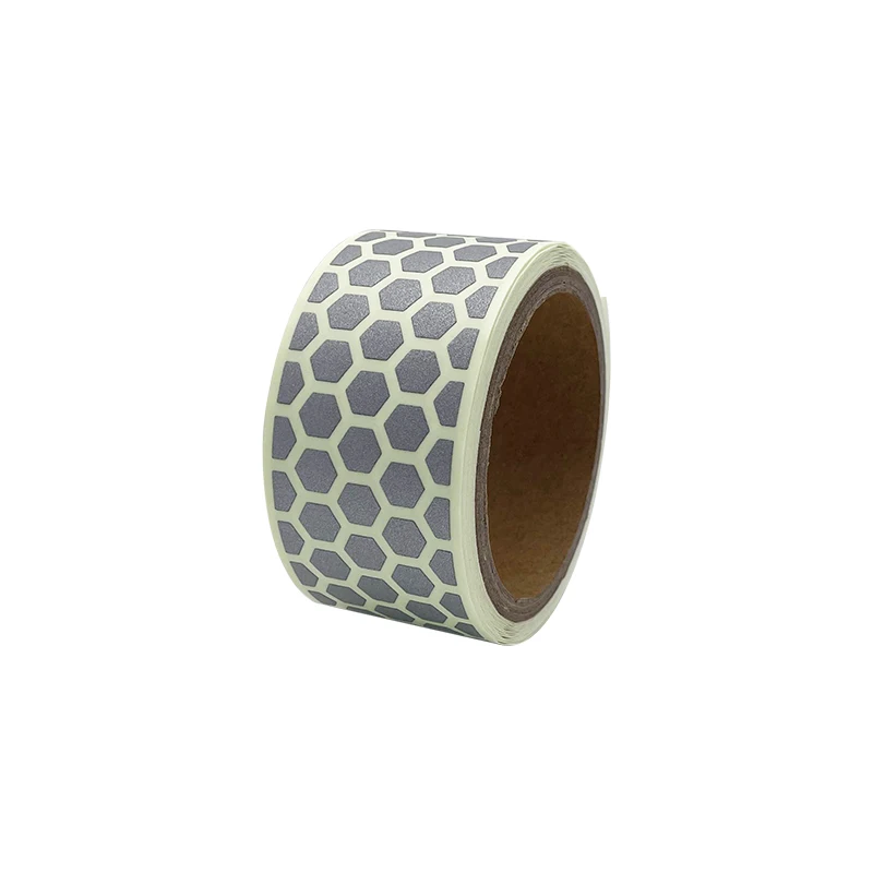 VOOFENG Football High Silver Reflective Photoluminescent Tape Fabric Sewing on Safety Clothes Glow in The Dark Warning Tape