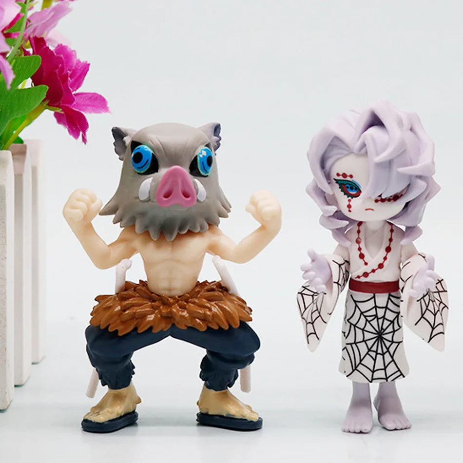 Gorąca nowość! 1-6 szt. Blind Box Bushiroad Palverse Demon Slayer: Kimetsu No Yaiba Figurka Anime Blind Box Vol.1 Ozdoba Zabawka Tajemniczy Prezent