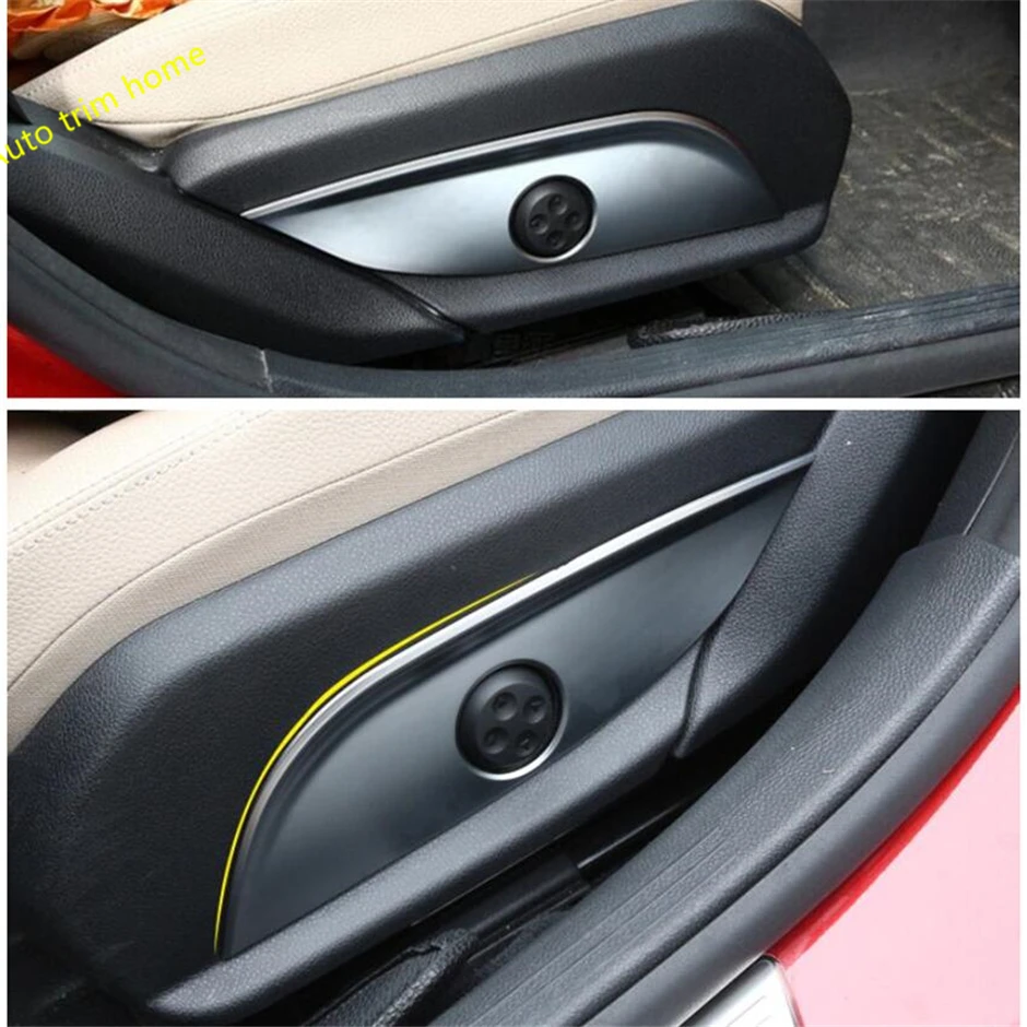 Seat Adjustment Panel Decoration Frame Cover Trim Fit For Mercedes Benz GLC X253 2016 - 2021 Accessories Car-styling