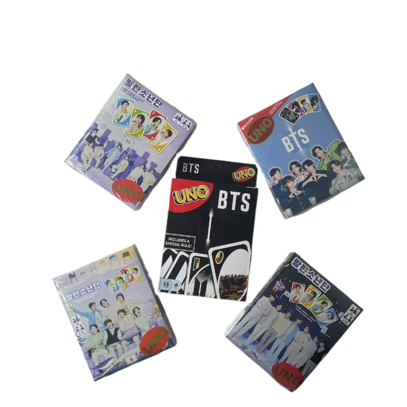 

UNO co-branded BTS playing cards multiplayer entertainment interactive games stars playing cards limited edition wholesale