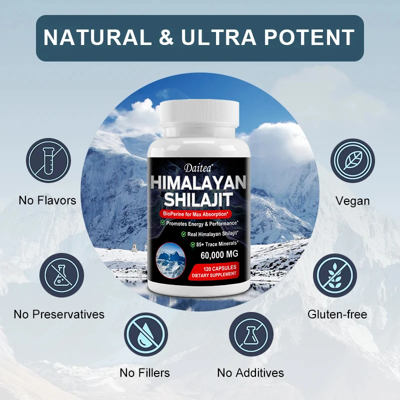 Pure Himalayan Organic Resin - for Strength, Digestion, Vitality, Mental Clarity and Immune System Health