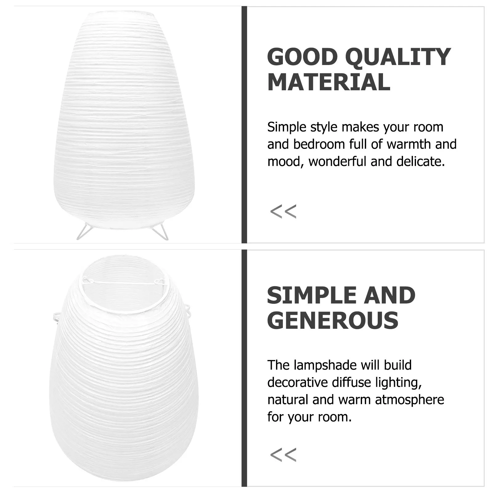 1Pcs Paper Lampshade Nordic Lamp Cover Protective Light Accessory for Bedroom Desk Warm Atmosphere