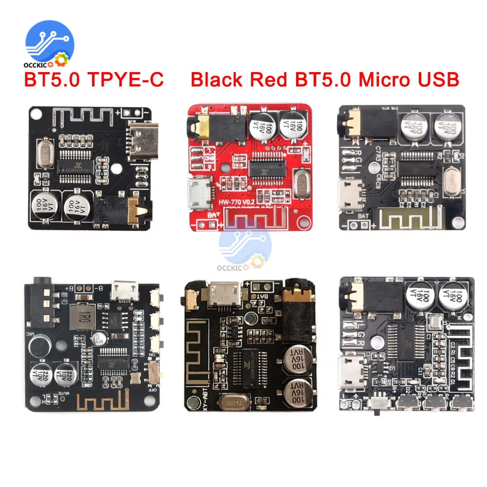 DIY Bluetooth Audio Receiver board Bluetooth 4.1 5.0 mp3 lossless decoder board Wireless Stereo Music Module 3.7-5V