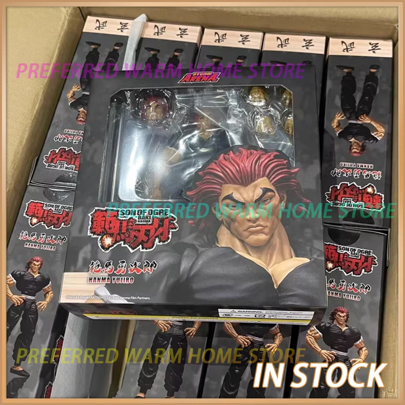 

In Stock Storm Arena Hanma Yujiro 6 inches 1/12 PVC Anime Figures Model Toys Collect Storm Toys BAKI boy ST Small size BHSA02
