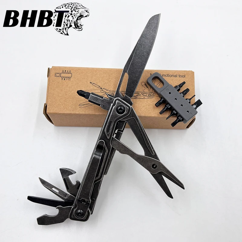 

New BHBT 19 In 1 Mini Multitool Knife EDC Pocket Knife Portable Outdoor Camping Survival Multi-tool Multi Tool with Bits