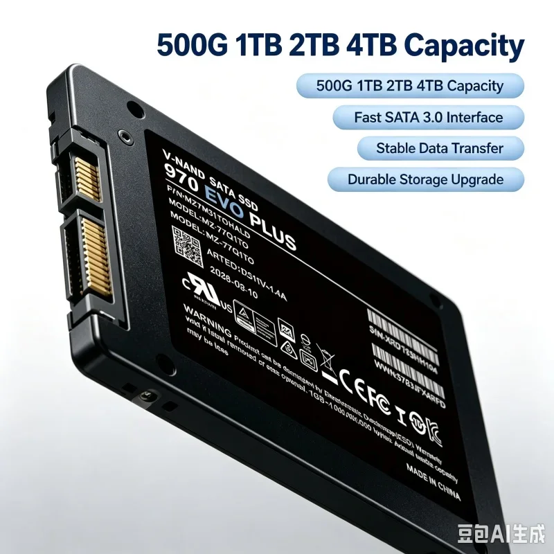 Original New 2.5 Inch SATA3 SSD 970 Internal Solid State Drive 500GB 1TB 2TB 4TB Hard Disk Solid State Drive for Laptop Desktop