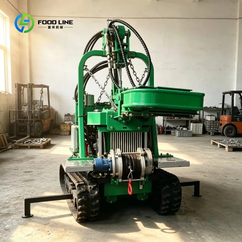 Customized Automatic Fruit Harvest Machinery Crawler Type Walnut Tree Shaking Harvest Machine Picking Machine Nut Tree Shaker