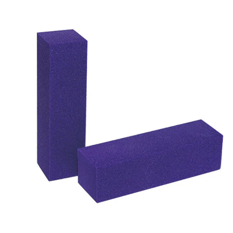 Hot Sale Purple 23*23mm Buffer Buffing Sanding Art Nail Files Block Acrylic Nail Art Tips Manicure Tools Nail Buffer Block