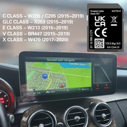 Kostenlose Lieferkosten Fabrik OEM A213 GPS-Navigation Europa für Mercedes GLC/C/E/V/X-Klasse SD-Karten Polit V19