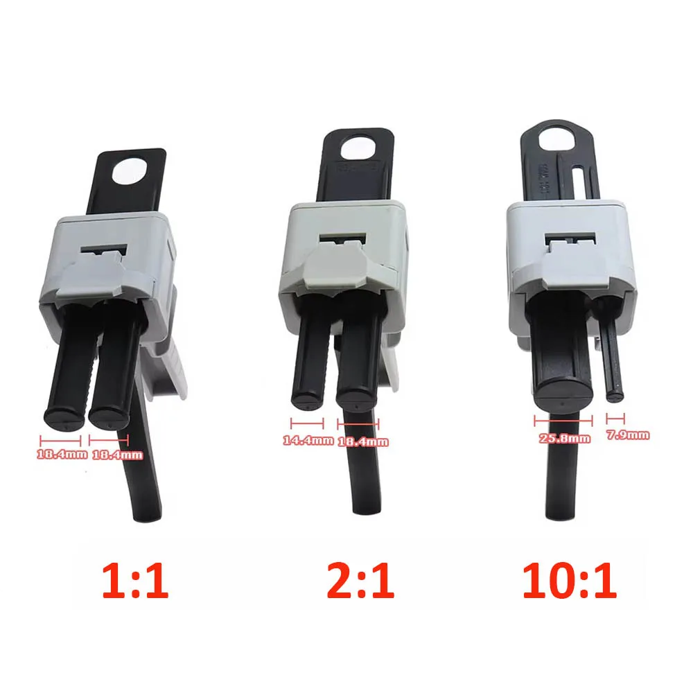 1 шт., 50 мл, двухкомпонентный клеевой пистолет для эпоксидного герметика AB, соотношение 1:1, 2:1, 10:1, ручной инструмент для уплотнения, дозатор аппликатора, клейкая смесь
