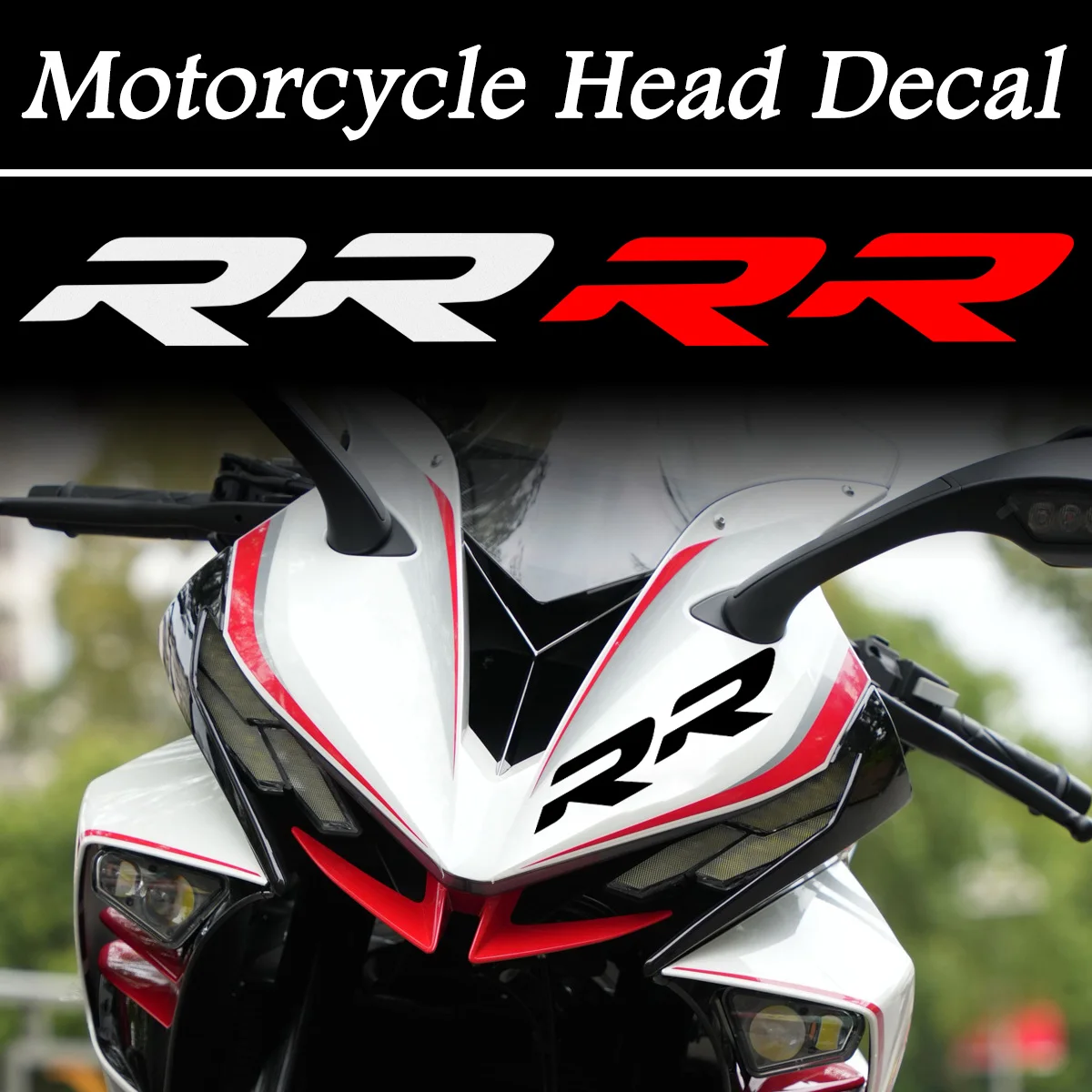 For S1000RR 703RR 350RR Reflective Moto Stickers Decor Sportbike Sport Motorcycle Head Body Vinyl Waterproof Accessories Decals