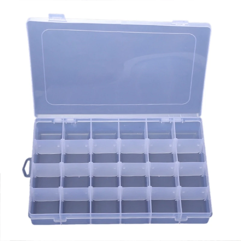 Portable Fishing Tool Box Plastic Fishing Tackle Box with Removable Dividers Dropship