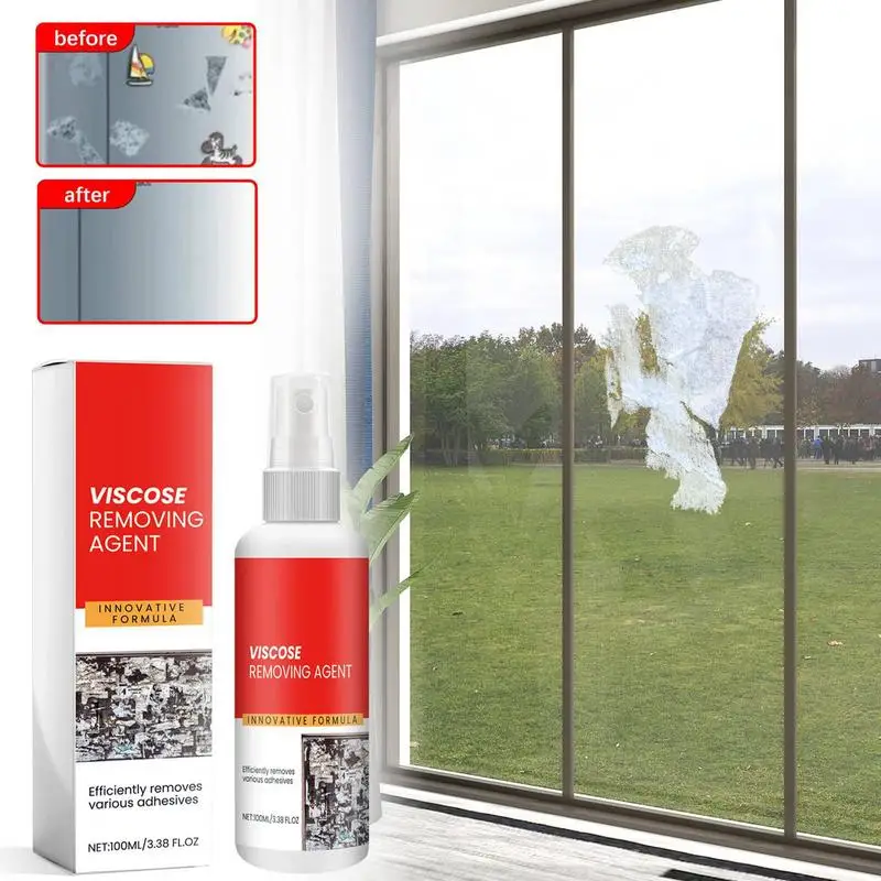 Sticker Remover 100ml Adhesive And Sticker Remover All Purpose Remover For Home & Office Removes Stickers Labels Tape Oil