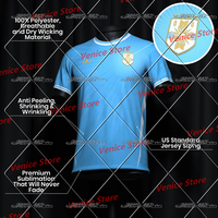 24-25 ChatGPT Blue Custom Uruguay Football New Arrivals Jerseys AI Design Classic National Team Jerseys Adults 3D Printed KIDs