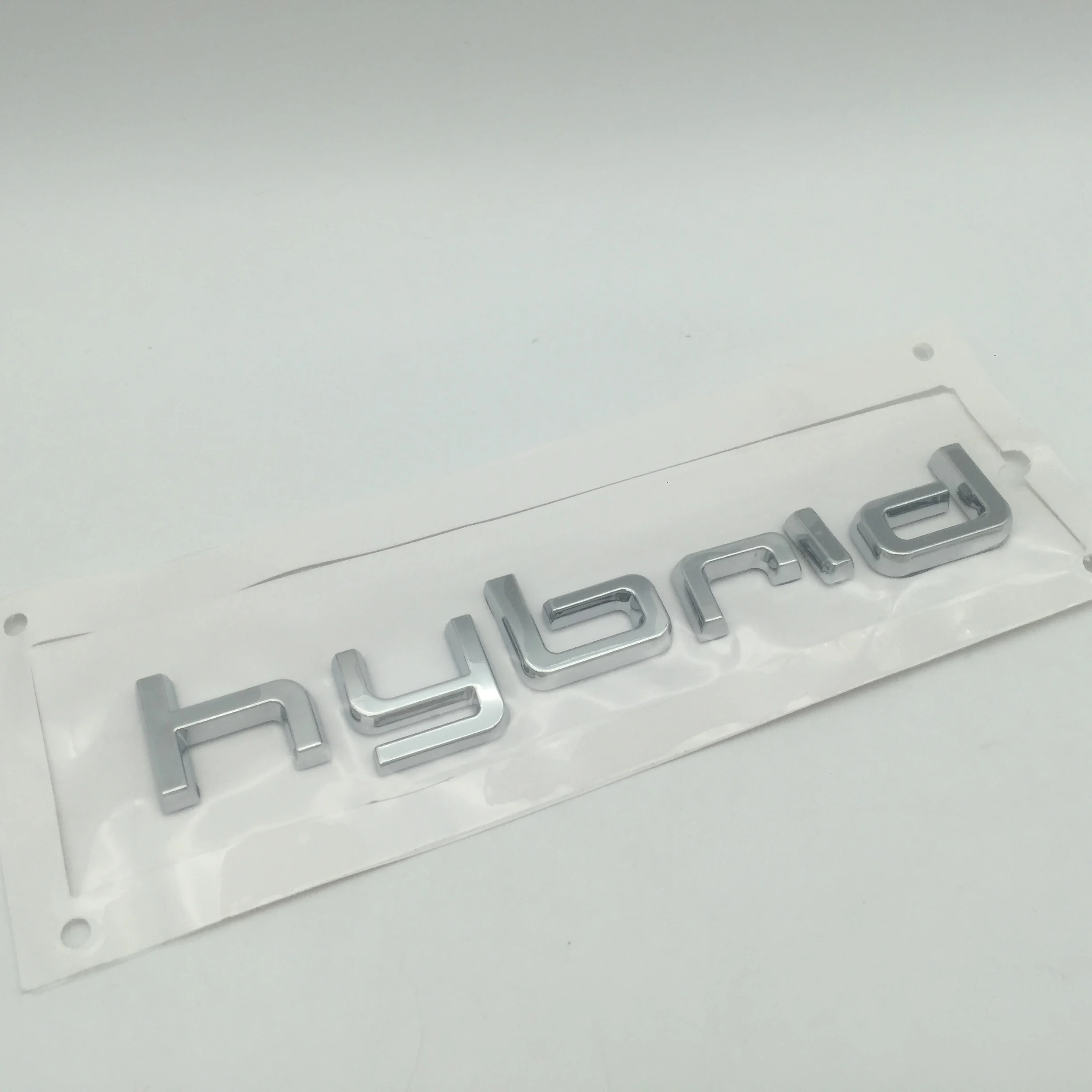 1 قطعة ABS ثلاثية الأبعاد لأودي الهجين سيارة رسالة شعار الجانب الحاجز الخلفي الذيل الجذع شارة ملصق مائي التصميم #1