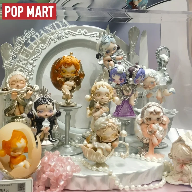 

Новая серия Popmart Skullpanda The Feast Begins, слепая коробка, загадочная коробка, игрушки, фигурка, милые фигурки, украшения, подарочные игрушки-сюрпризы
