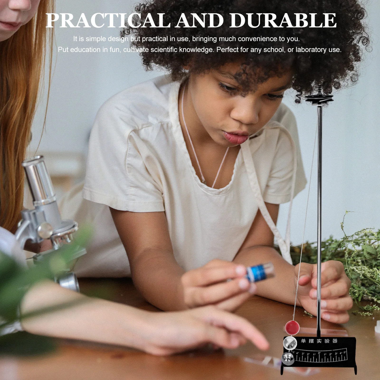 10 قطعة مجموعة كرة البندول واحدة لتجربة الفيزياء معدات التدريس البلاستيكية أداة العلوم استخدام مختبر الفصول الدراسية #1