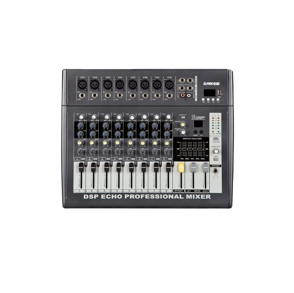 HD-802D  16DSP digital effects analog sound consoles power mixer