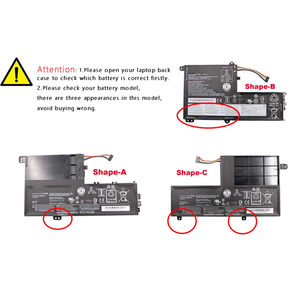 L14M2P21 L14L2P21 Laptop Battery for Lenovo IdeaPad 330S 330S-14AST 330S-14IKB 330S-141KB 330S-15ARR 330S-15AST 330S-15IKB