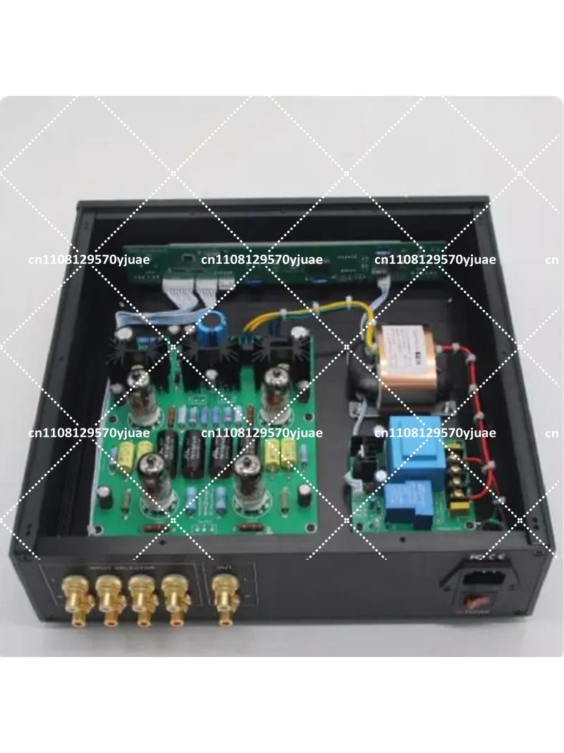 Vacuum Tube Preamplifier HiFi Stereo Audio Pre-Amp with Remote Control, 12AU7/ECC82 Circuit